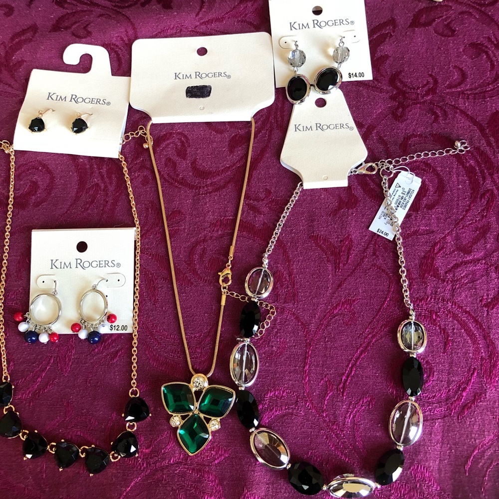 Huge Lot of NEW Jewelry. Mostly Kim Rogers. 14 Total Pieces. Most NWT! - Picture 3 of 16
